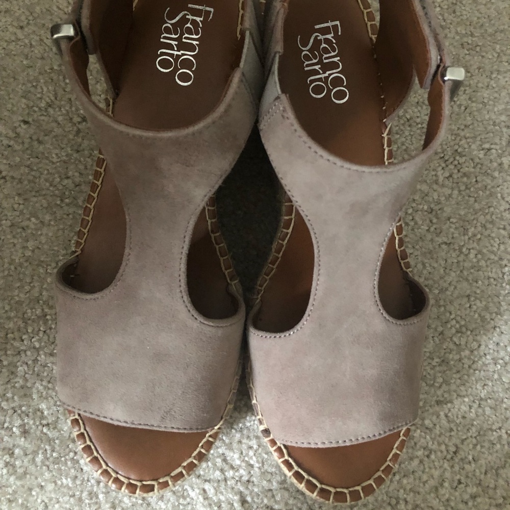 Franco Sarto espadrille wedges